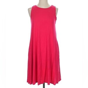 Bright pink/magenta tank dress with pockets